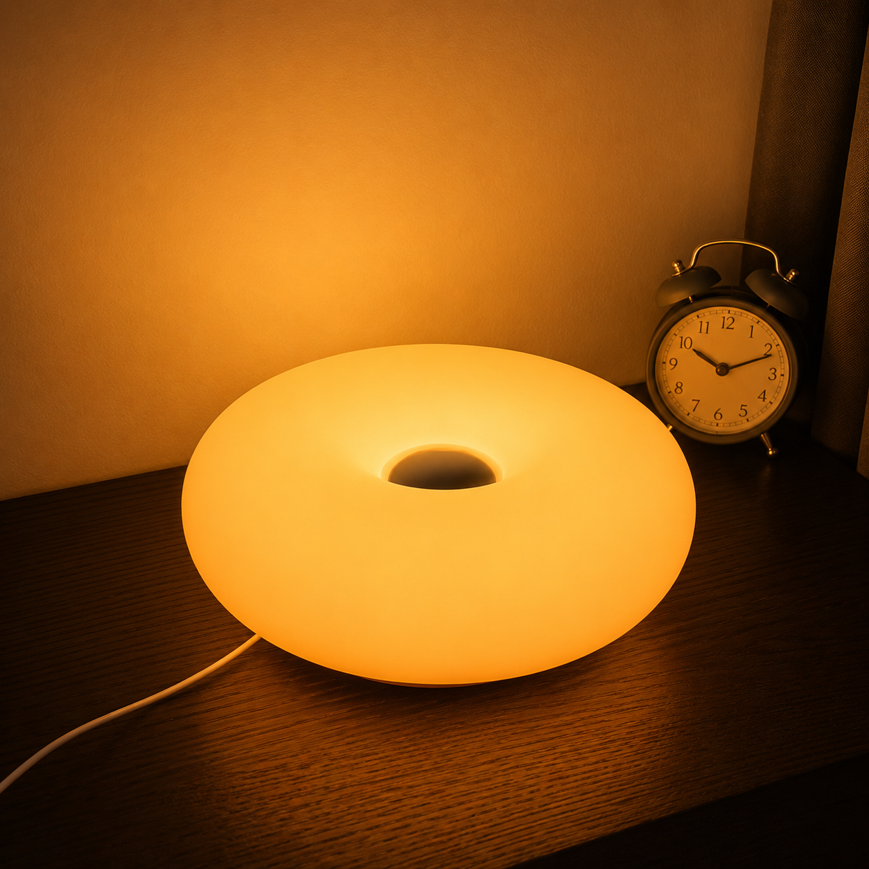 Lampe Antique — Verre Texturé