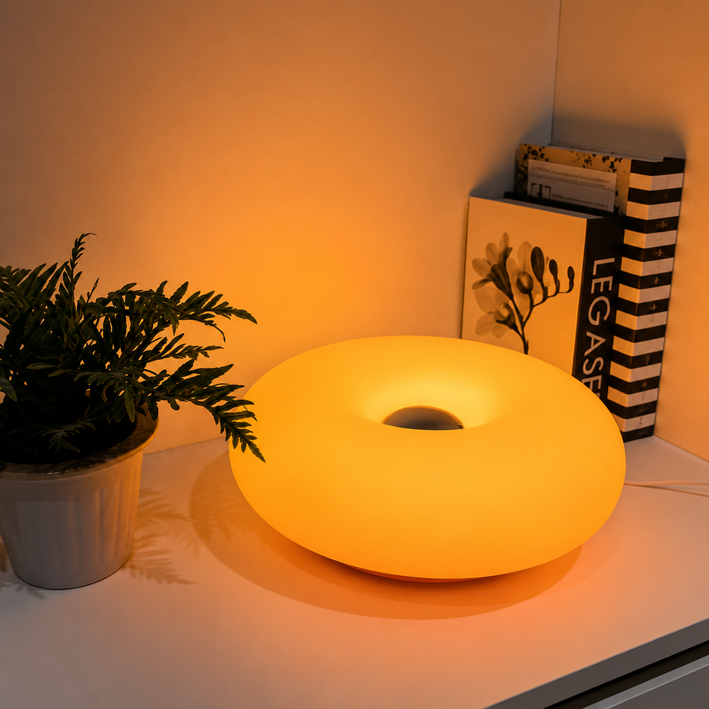 Lampe Antique — Verre Texturé