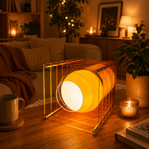 Lampe Bohème Soufflée — Verre Artisanal