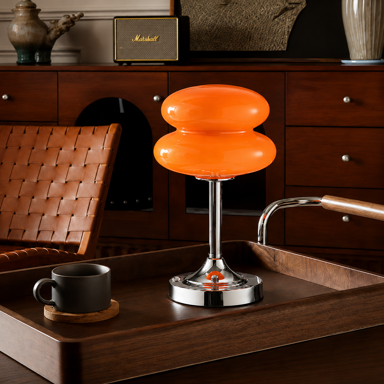 Lampe Terracotta Rétro — Chaleur d'Antan