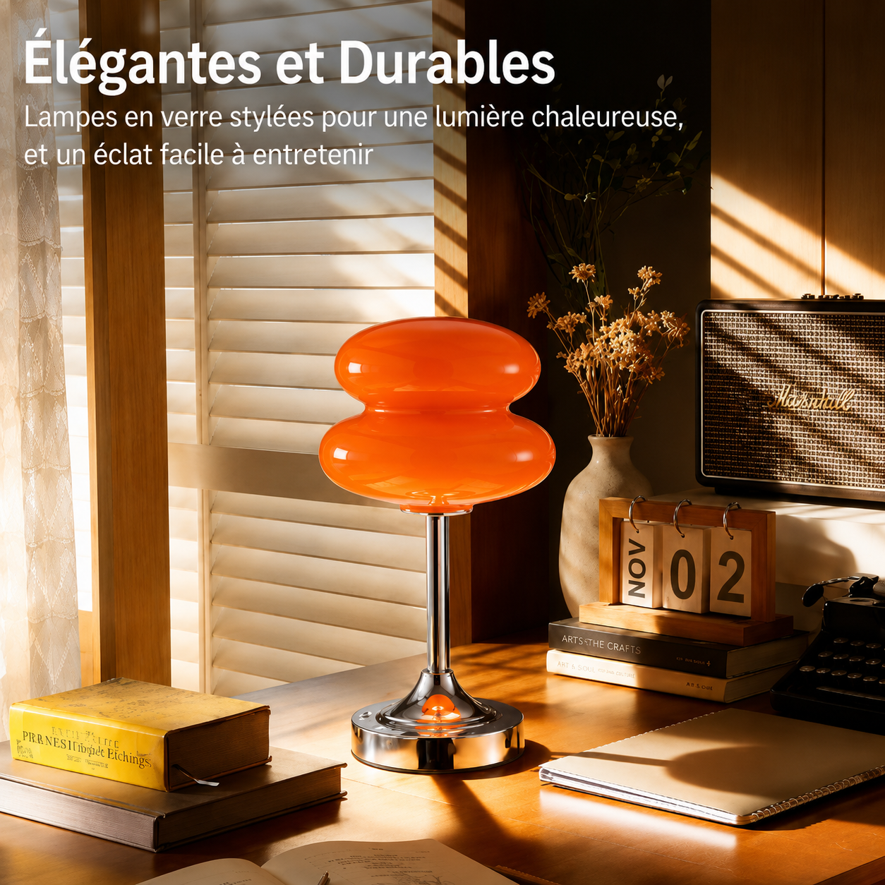 Lampe Terracotta Rétro — Chaleur d'Antan