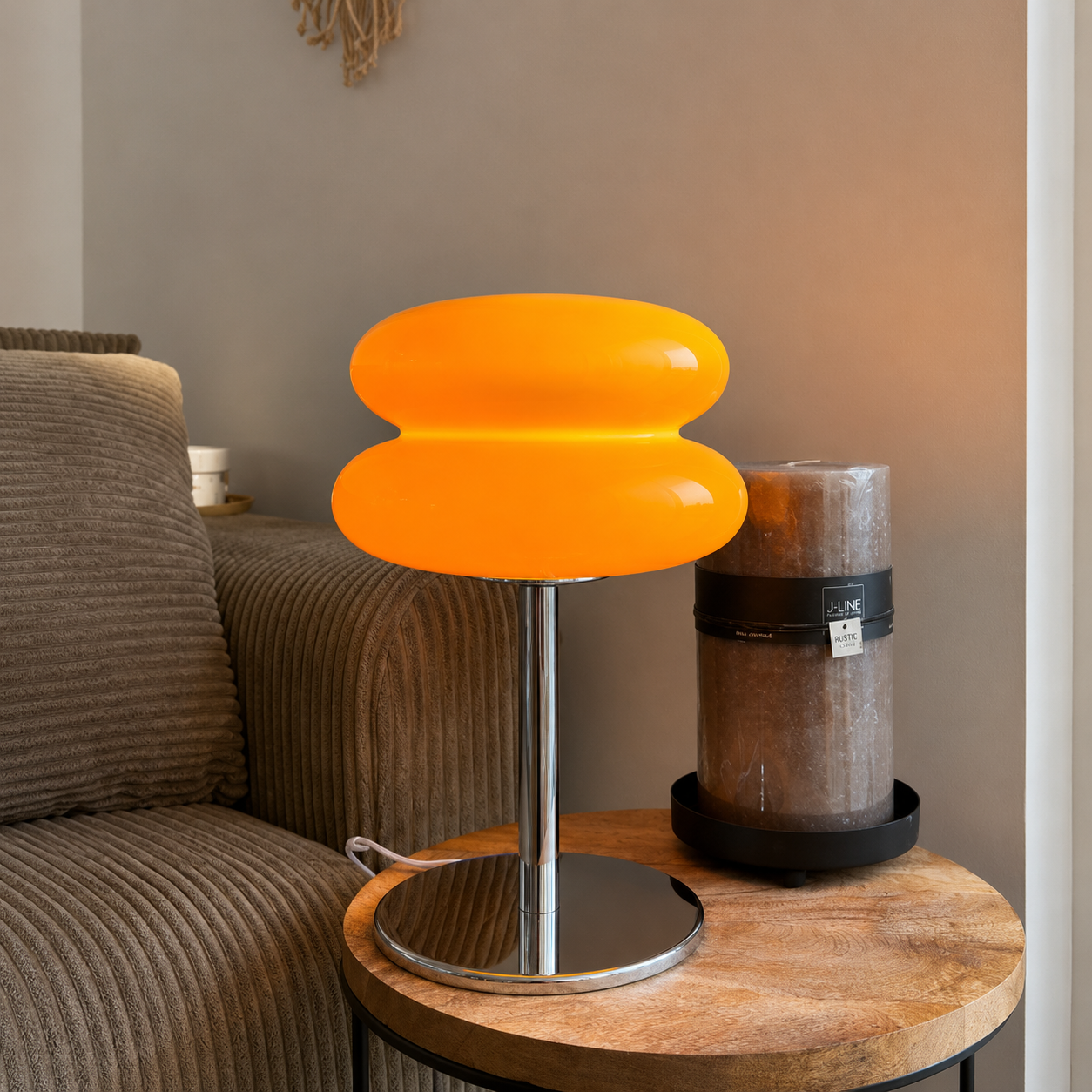 Lampe Terracotta Rétro — Chaleur d'Antan